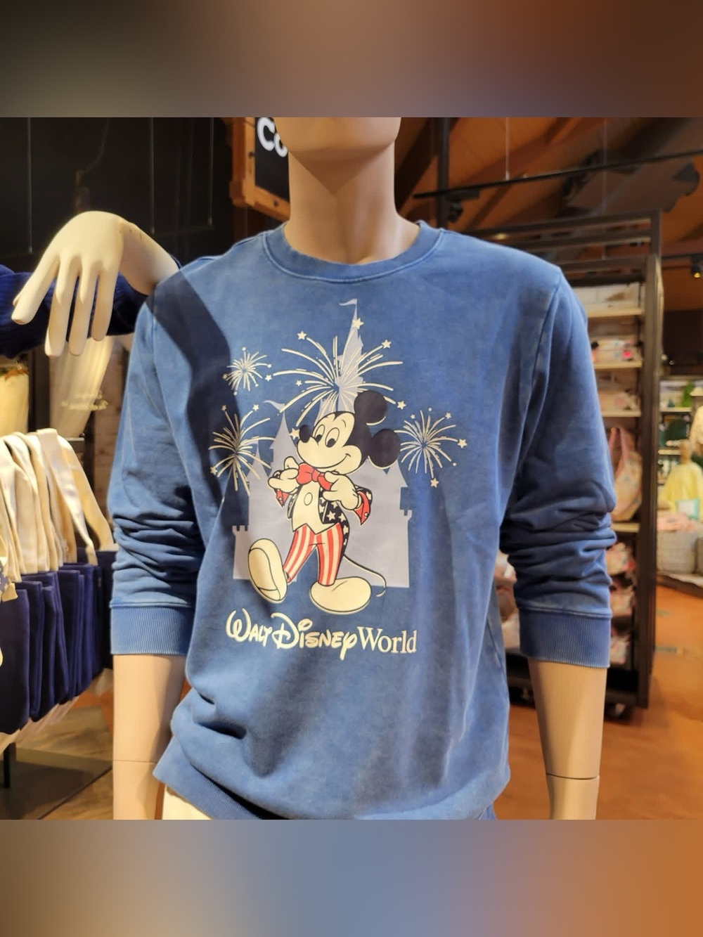 Mickey Mouse Americana Pullover Sweatshirt for Adults WDW 2026